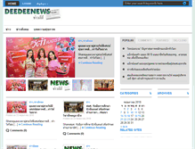 Tablet Screenshot of deedeenews.com